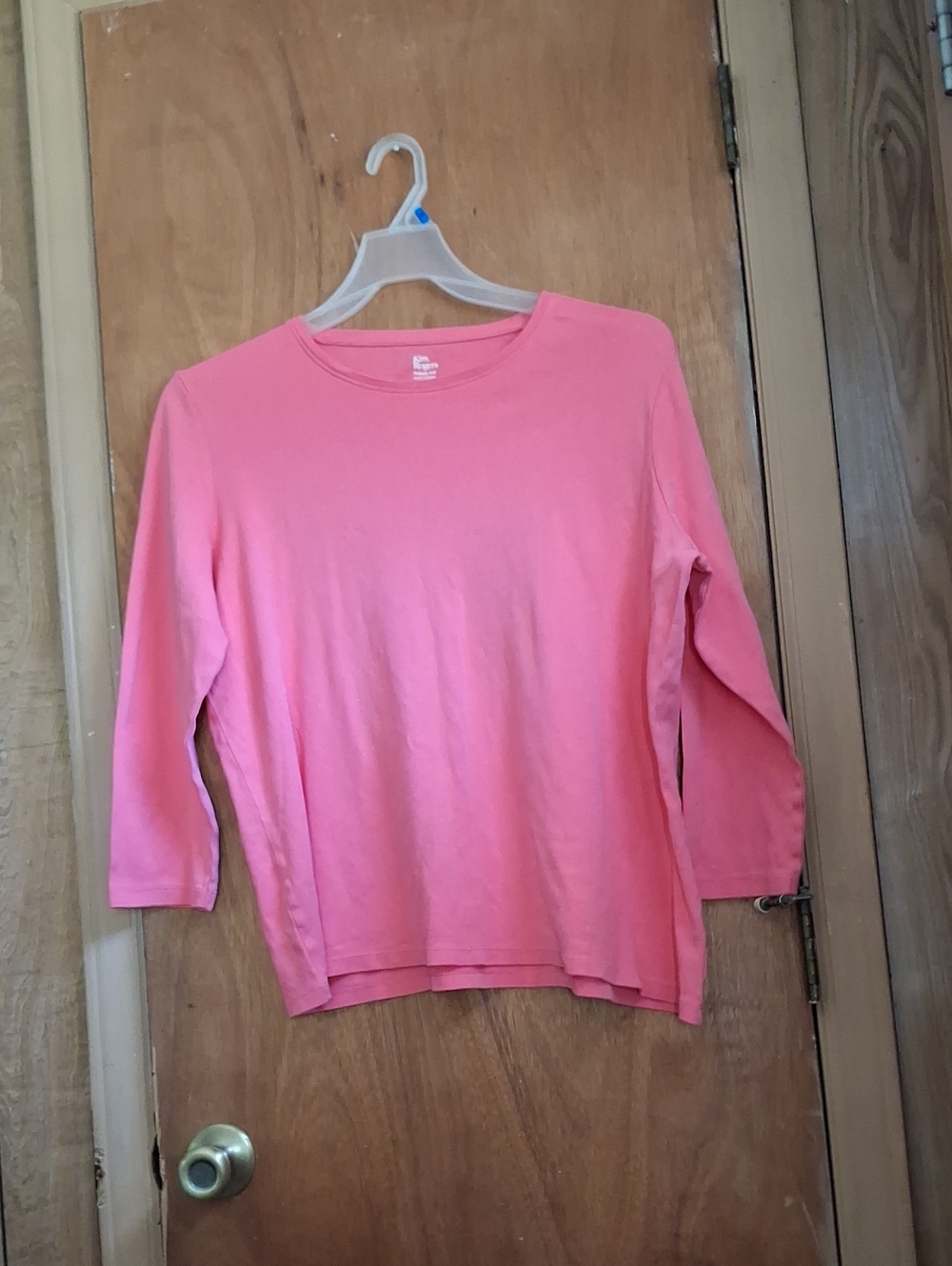 Kim Rogers Pink Long Sleeve Crewneck Top for Girls